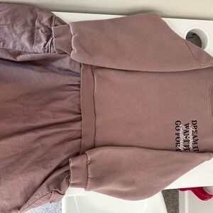 Dreamy Mauve Sweatshirt Dress